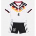 Nemecko Jonathan Tah #4 Domáci Detský futbalový dres MS 2026 Krátky Rukáv (+ trenírky)